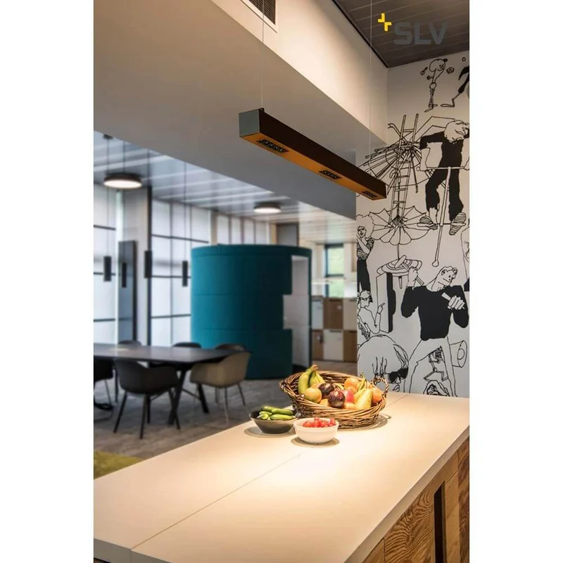 Q-Line LED Pendelleuchte 1m Weiß 3000K