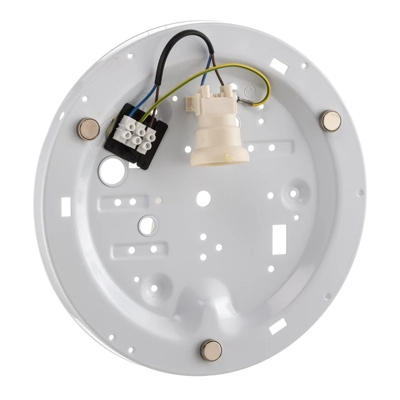 B-Ware Deckenleuchte Lampe Rondo schwarz Metall Textil Wohnraum Leuchte rund E27 LED