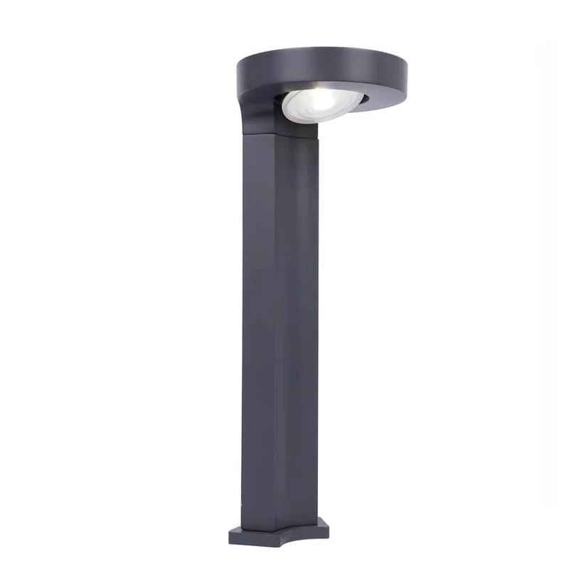 LED Solar-Pollerleuchte Diso IP44 Anthrazit
