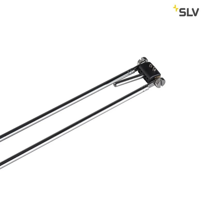 Teleskop Seilleuchte für Tenseo 12V-Seilsystem QR-C51 Chrom