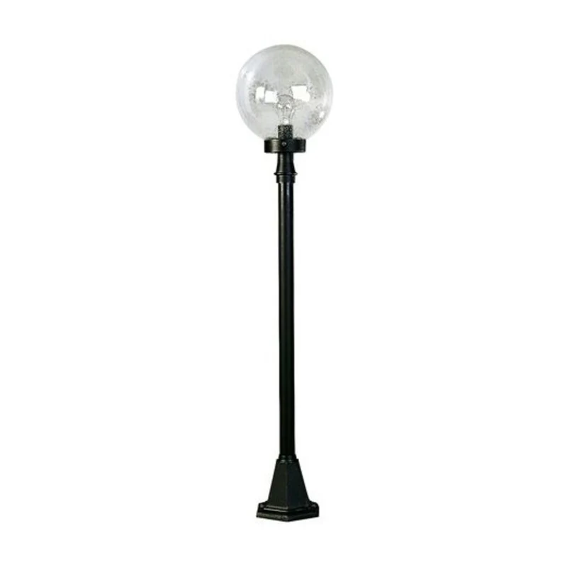 B-Ware Albert Leuchten Wegeleuchte Gartenlampe schwarz Blasenglas Aluminium Lampe Spot