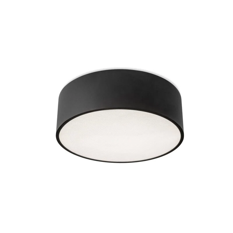 B-Ware LEDS C4 Deckenleuchte Lampe LED Leuchte Luno schwarz Innenbeleuchtung Aluminium