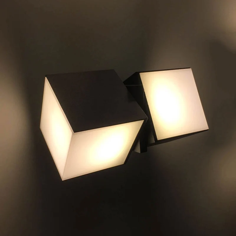 Drehbare LED-Außenwandleuchte Cuba IP54 Anthrazit
