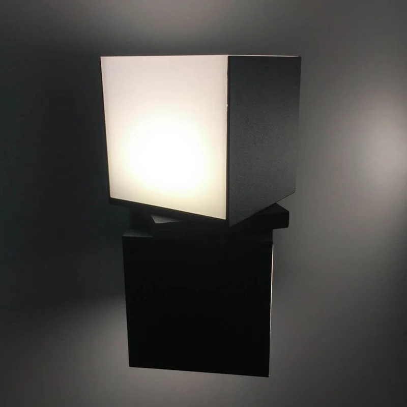 Drehbare LED-Außenwandleuchte Cuba IP54 Anthrazit