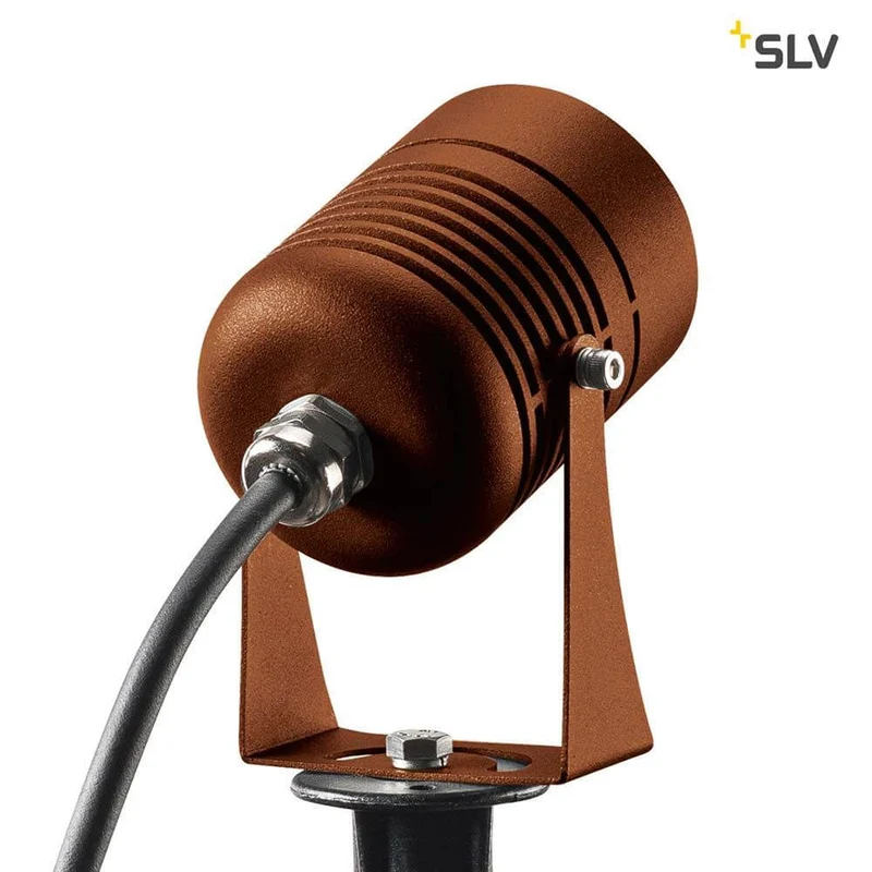 LED Spike LED Spießleuchte Rostfarben IP55