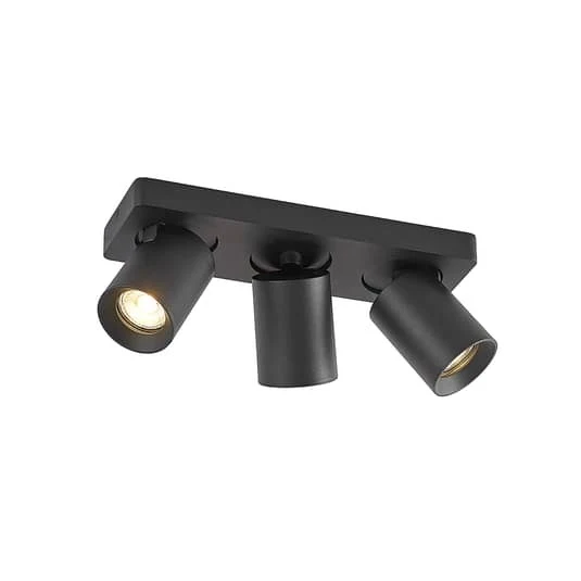 B-Ware Arcchio Leevya Deckenlampe Deckenlampe Deko-Deckenlicht GU10 3-flg schwarz
