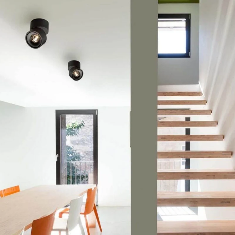 LED Aufbaulampe Simple 1320lm Schwarz