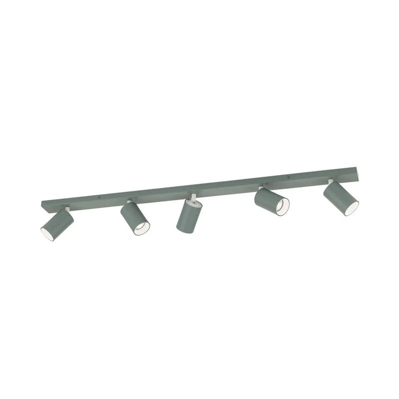 B-Ware Orion Deckenstrahler Sean Spot Deckenlampe hellgrün Aluminium GU10 LED 5-flammig