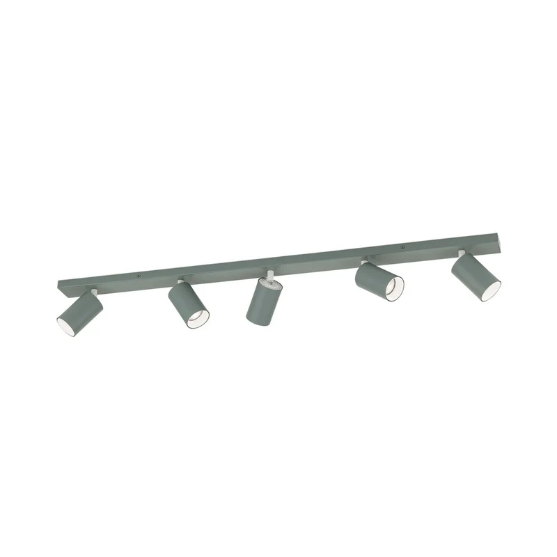 B-Ware Orion Deckenstrahler Sean Spot Deckenlampe hellgrün Aluminium GU10 LED 5-flammig