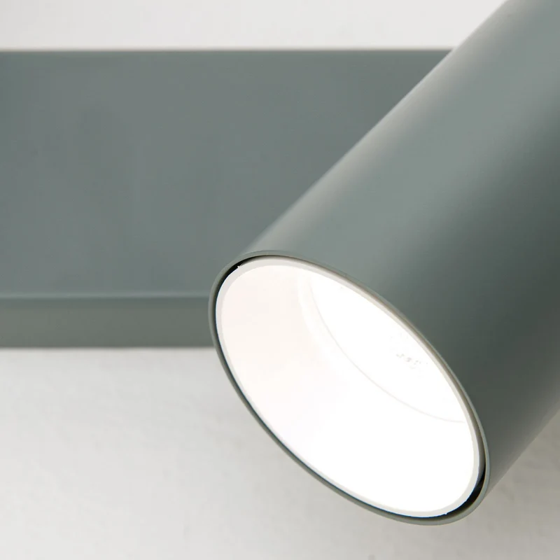 B-Ware Orion Deckenstrahler Sean Spot Deckenlampe hellgrün Aluminium GU10 LED 5-flammig