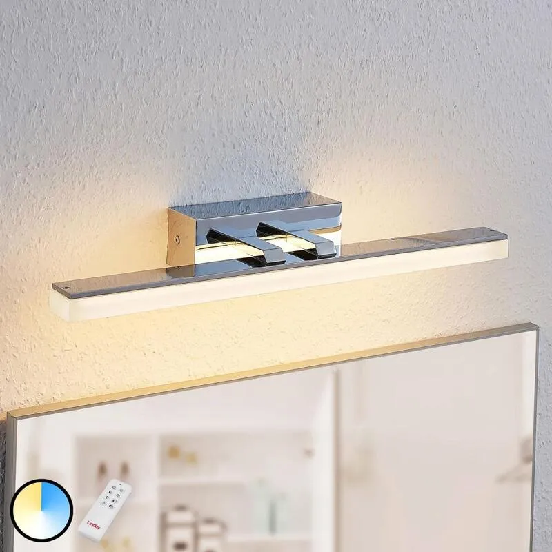 B-Ware Lindby LED-Spiegelleuchte Spiegellampe Lampe Leuchte Bade Bernie CCT IP44 46cm