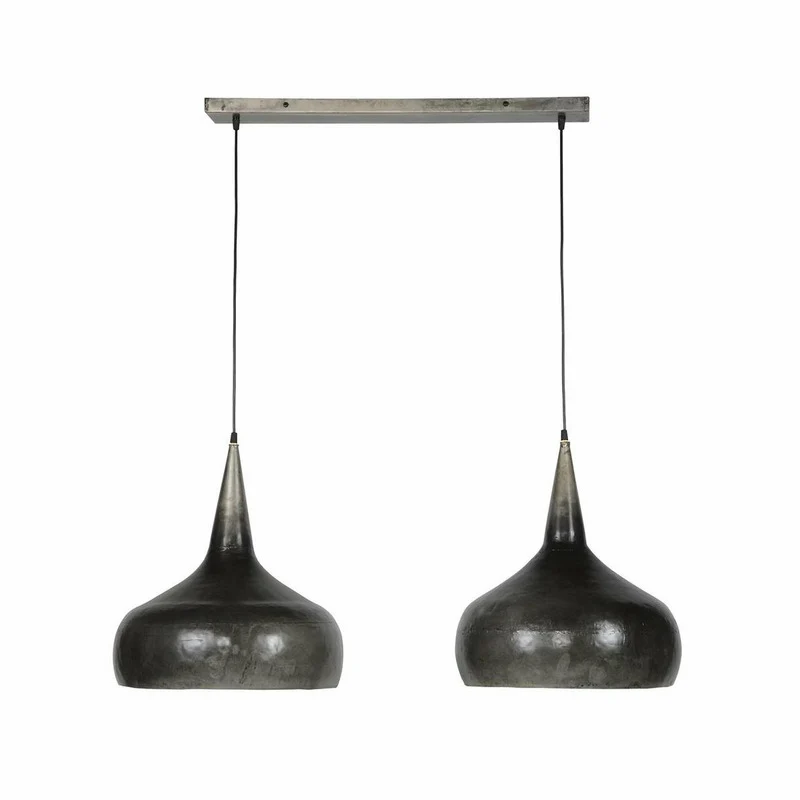 B-Ware LifestyleFurn Industrielle Doppel-Hängeleuchte Jessica Deckenlampe Pendelleuchte