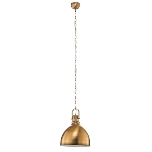 B-Ware Trio Lighting Messingfarbene Hängeleuchte Hängeleuchte Lampe Leuchte Tores hänge