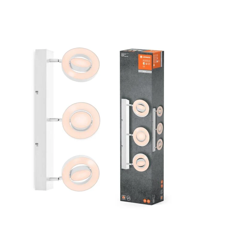 B-Ware LEDVANCE Deckenstrahler Deckenspot LED Saturn weiß Kunststoff Dreiflammig CCT