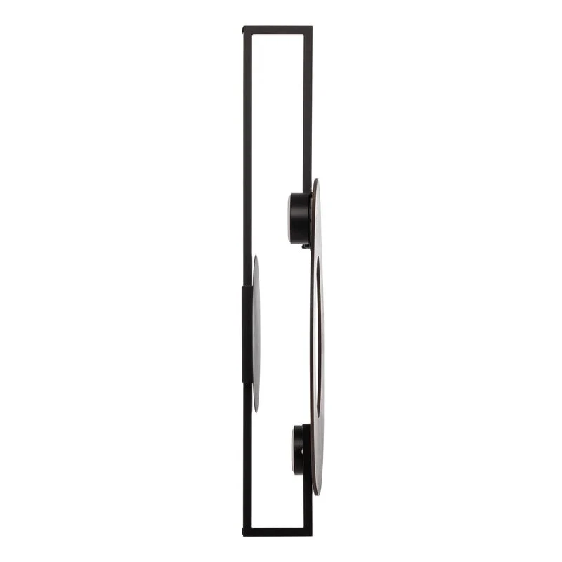 B-Ware Nowodvorski Lighting Wandleuchte Wandlampe Sunset Holz dunkelbraun schwarz