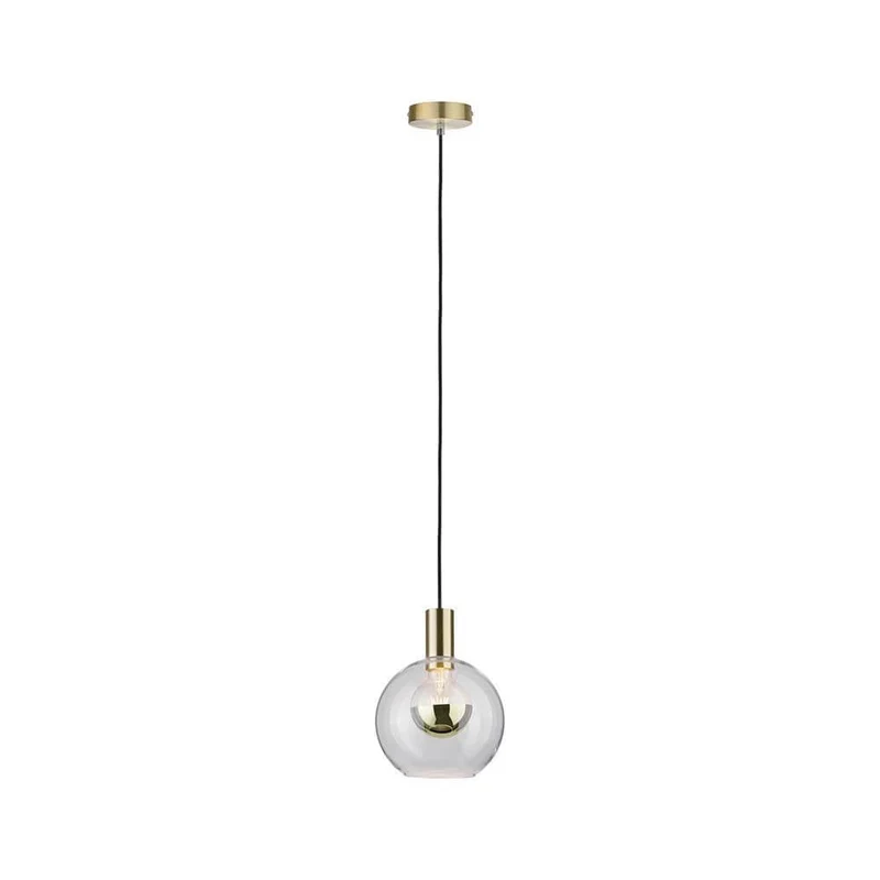 Neordic Esben Pendell max1x20W E27 Klar Messing gebürstet