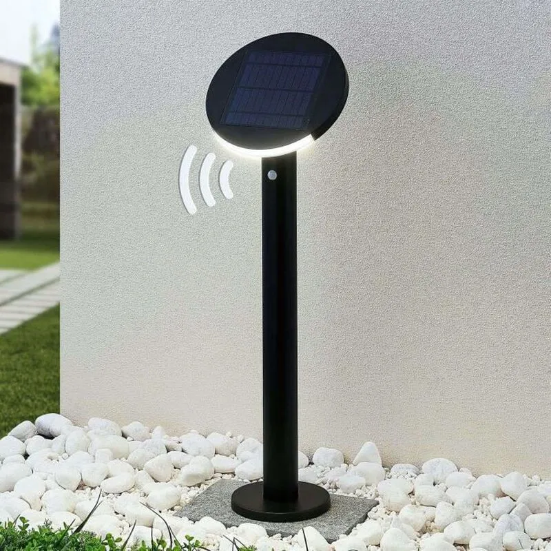 B-Ware Lindby Cletus LED-Solar-Wegeleuchte Wegklappe Lampe Leuchte Garten mit Sensor