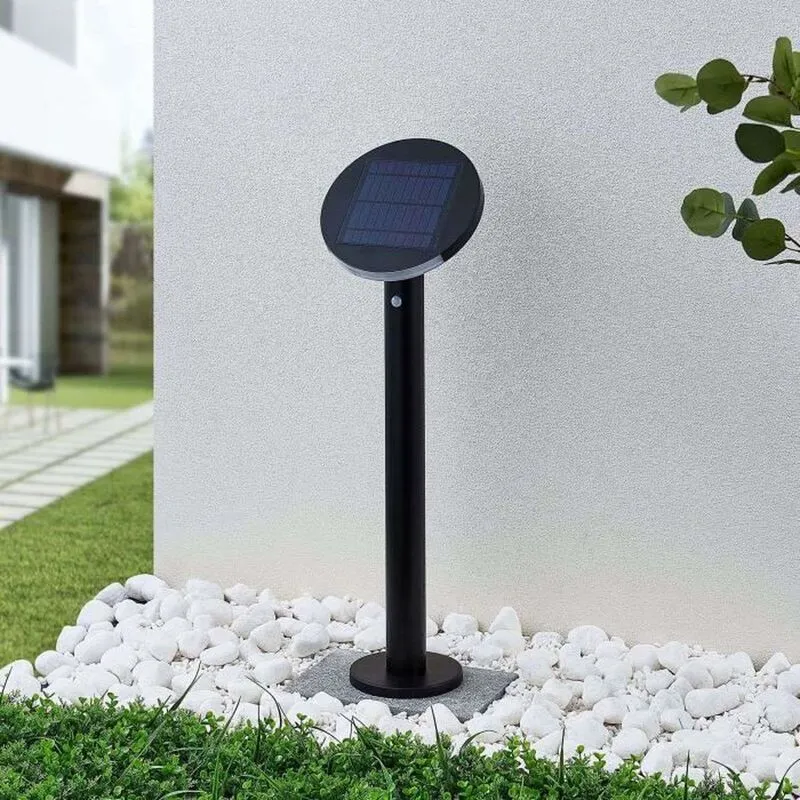 B-Ware Lindby Cletus LED-Solar-Wegeleuchte Wegklappe Lampe Leuchte Garten mit Sensor