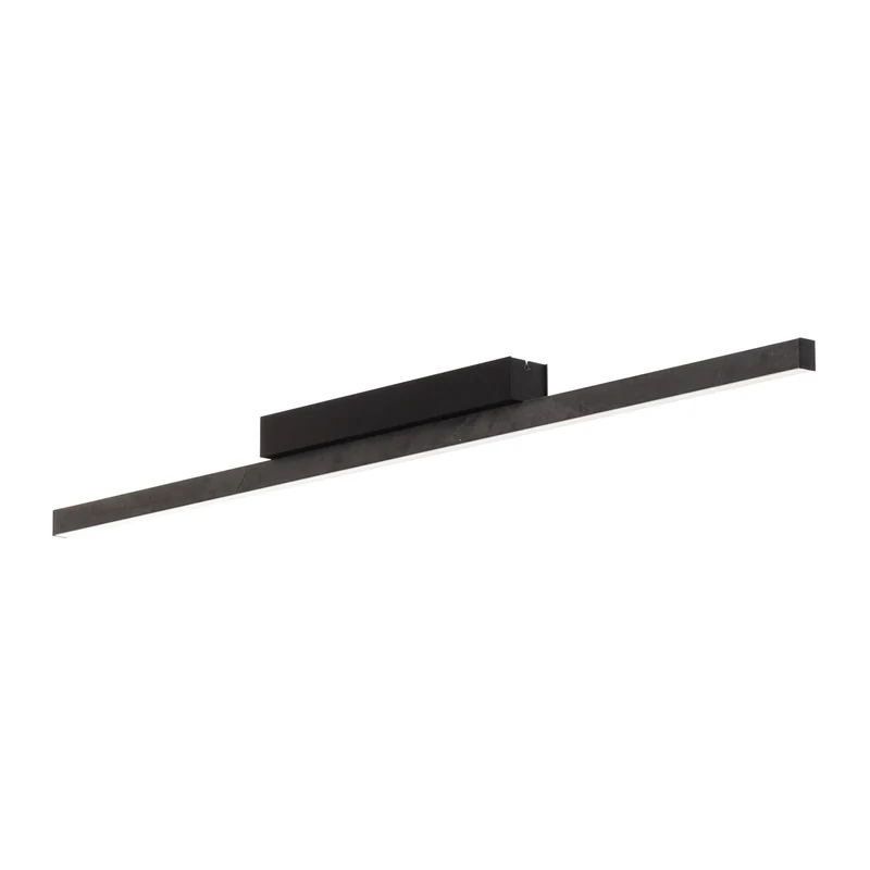 B-Ware Quitani LED-Deckenleuchte Lampe Zino Schiefer Leuchte grau dimmbar Aluminium 5