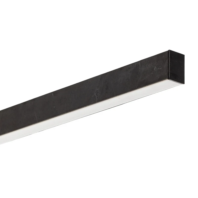 B-Ware Quitani LED-Deckenleuchte Lampe Zino Schiefer Leuchte grau dimmbar Aluminium 5
