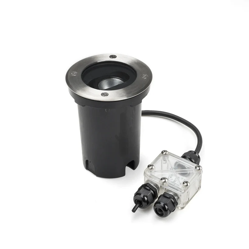 B-Ware Konstsmide LED-Bodeneinbaustrahler Einbaulampe Ground Spot Alu handgefertigt