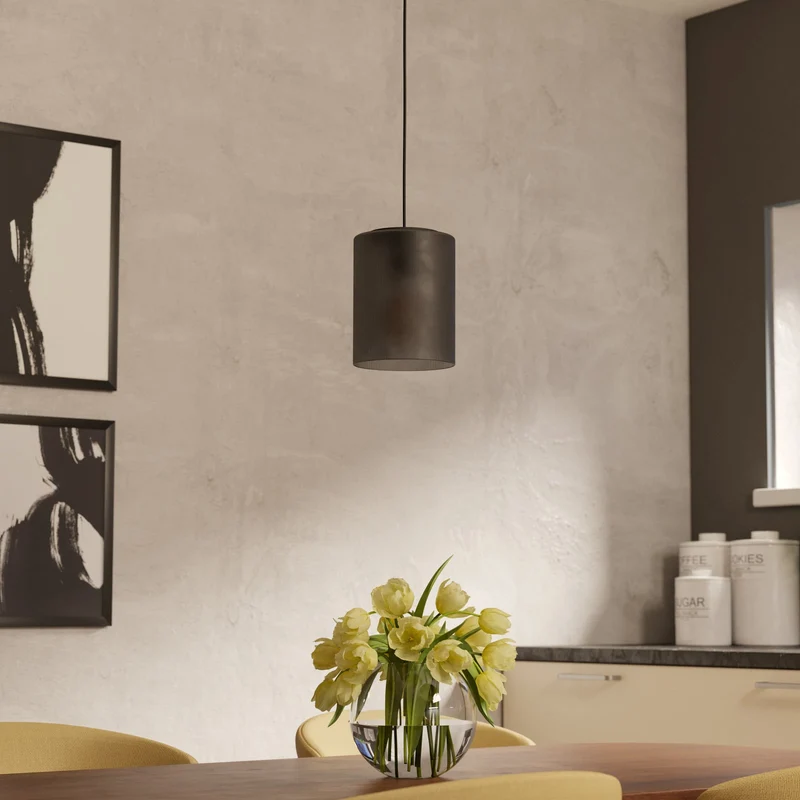 B-Ware eglo Pendelleuchte Hängelampe Glas rauchgrau transparent Colomera Leuchte Licht