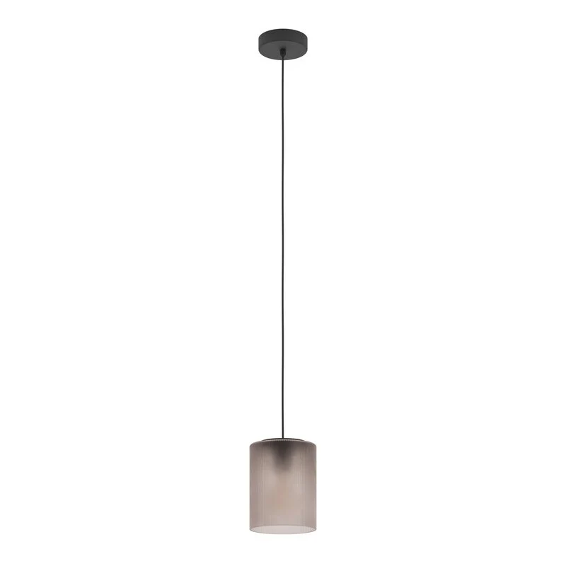 B-Ware eglo Pendelleuchte Hängelampe Glas rauchgrau transparent Colomera Leuchte Licht