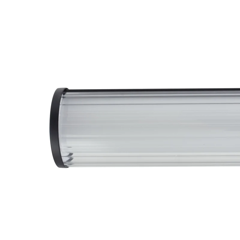 B-Ware Wandleuchte Wandlampe Lindby LED Lampe schwarz Stahl IP44 Kirka CCT 90cm