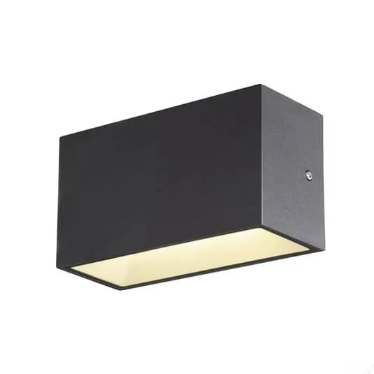 B-Ware SLV Sitra LED-AußenWandleuchte Terrassenleuchte Balkonleuchte up down 20 anthraz