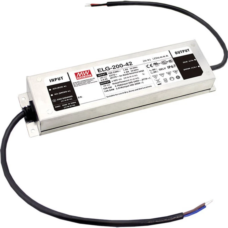 B-Ware MEAN WELL LED Treiber Netzteil Konstantspannung Dimmer Metall IP65 Schutzart