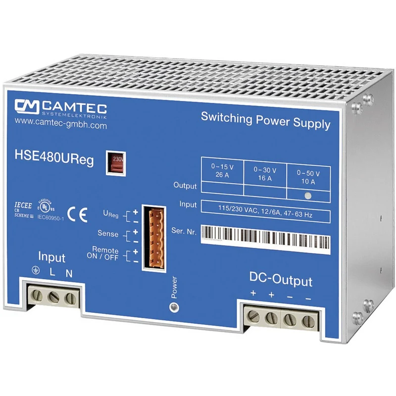 B-Ware CAMTEC Netzgerät Stromversorgung HSEUREG04801.15T 0 15V 26A Hauptgerät