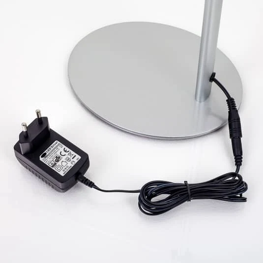 B-Ware Lindby LED-Tischlampe Tischlampe Lampe Leuchte Stahler Kolja in Silbergrau