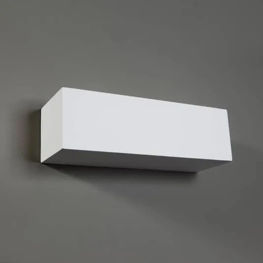 B-Ware Lindby Rechteckige Wandleuchte Lenny Wandleuchte Lampe Licht Dekolampe Gips E14