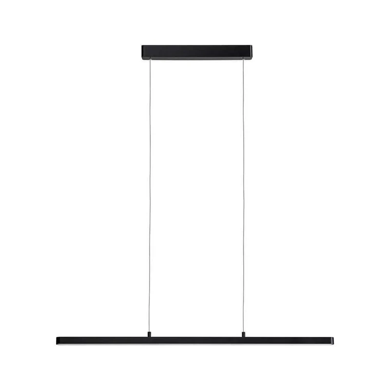 Lento BLE Pendelleuchte LED 1x43W TunW Schw Softlack Aluminium