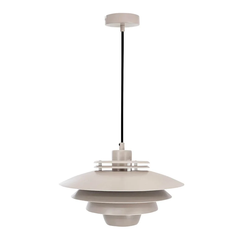 B-Ware Dyberg Larsen Hängelampe Pendelleuchte Ejka Mini Deckenlampe Ø30cm Metall beige