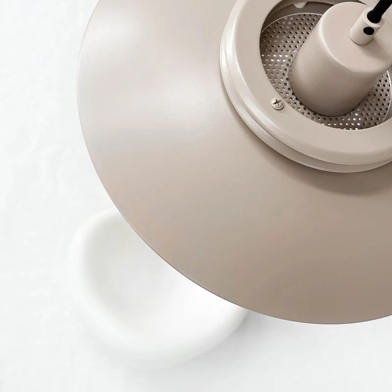 B-Ware Dyberg Larsen Hängelampe Pendelleuchte Ejka Mini Deckenlampe Ø30cm Metall beige