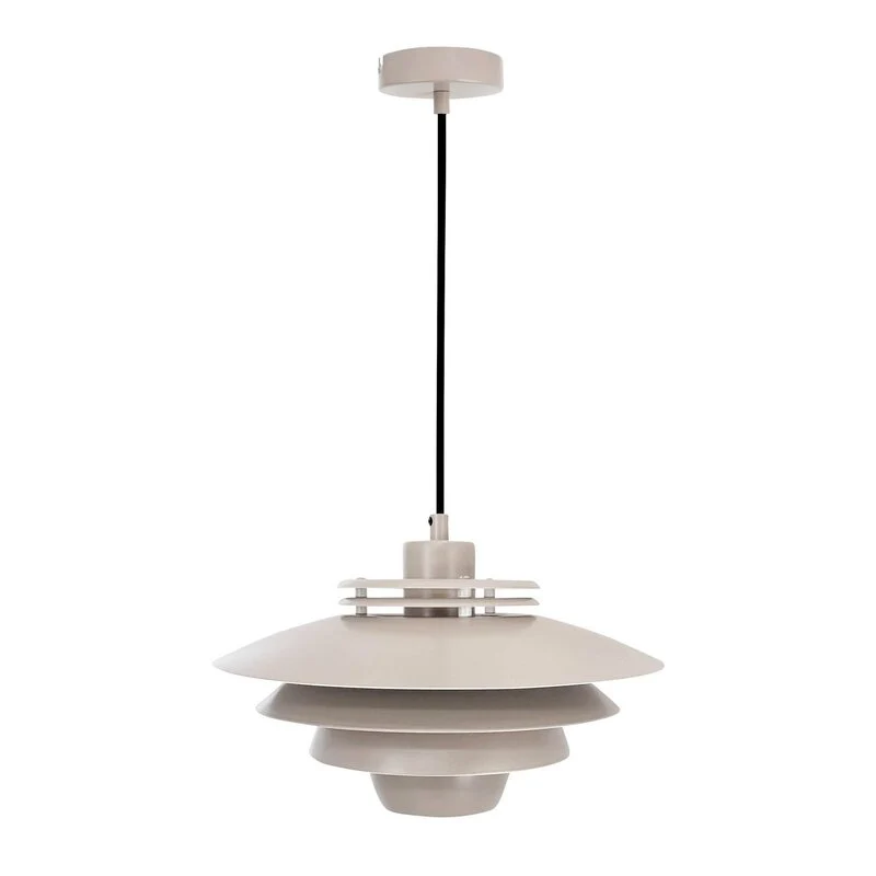 B-Ware Dyberg Larsen Hängelampe Pendelleuchte Ejka Mini Deckenlampe Ø30cm Metall beige
