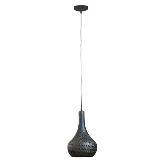 B-Ware LifestyleFurn Hängeleuchte Bombur Deckenlampe Pendelleuchte 1-flg schwarz-braun