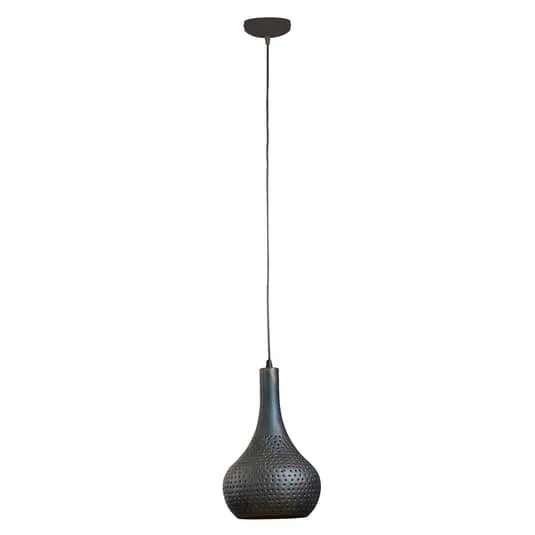 B-Ware LifestyleFurn Hängeleuchte Bombur Deckenlampe Pendelleuchte 1-flg schwarz-braun