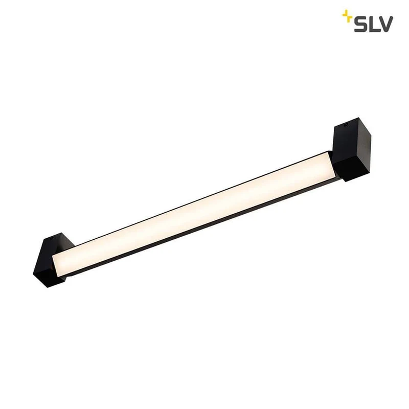 Long Grill LED Wand- und Deckenleuchte Schwarz 3000K