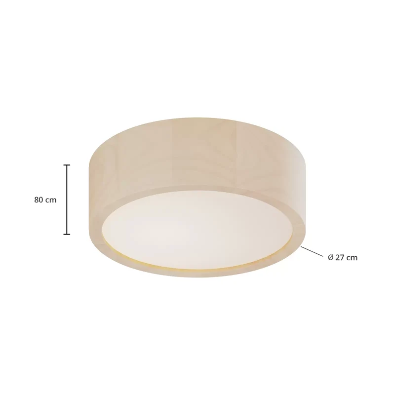 B-Ware Envostar Kerio Deckenlampe Ø 27 cm weiß Deckenleuchte Lampe Leuchte Licht Deko
