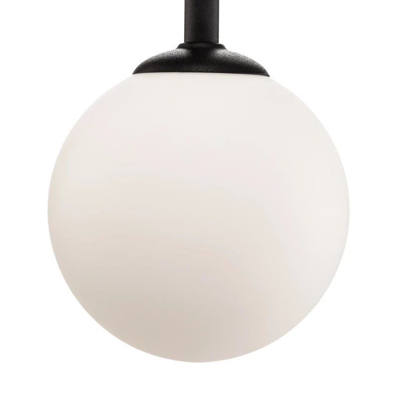 B-Ware Wandleuchte Pure Wandlampe schwarz Metall Glas zweiflammig senkrecht dimmbar