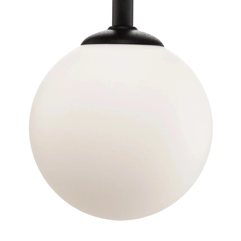 B-Ware Wandleuchte Pure Wandlampe schwarz Metall Glas zweiflammig senkrecht dimmbar