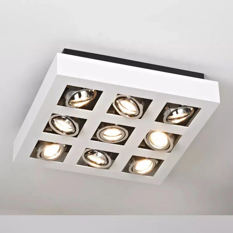 B-Ware Hell leuchtende LED-Deckenlampe Vince, 9-flammig Lampe Leuchte Deckenlampe 5W