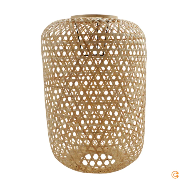 B-Ware Lucande Jorick Stehleuchte Stehlampe Leuchte Lampe Bambus SIEHE TEXT/FOTO
