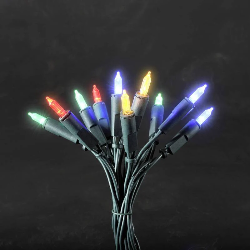 B-Ware Konstsmide Mini Lichterkette Lichtergirlande LED Mehrfarbig Innen Netzbetrieb