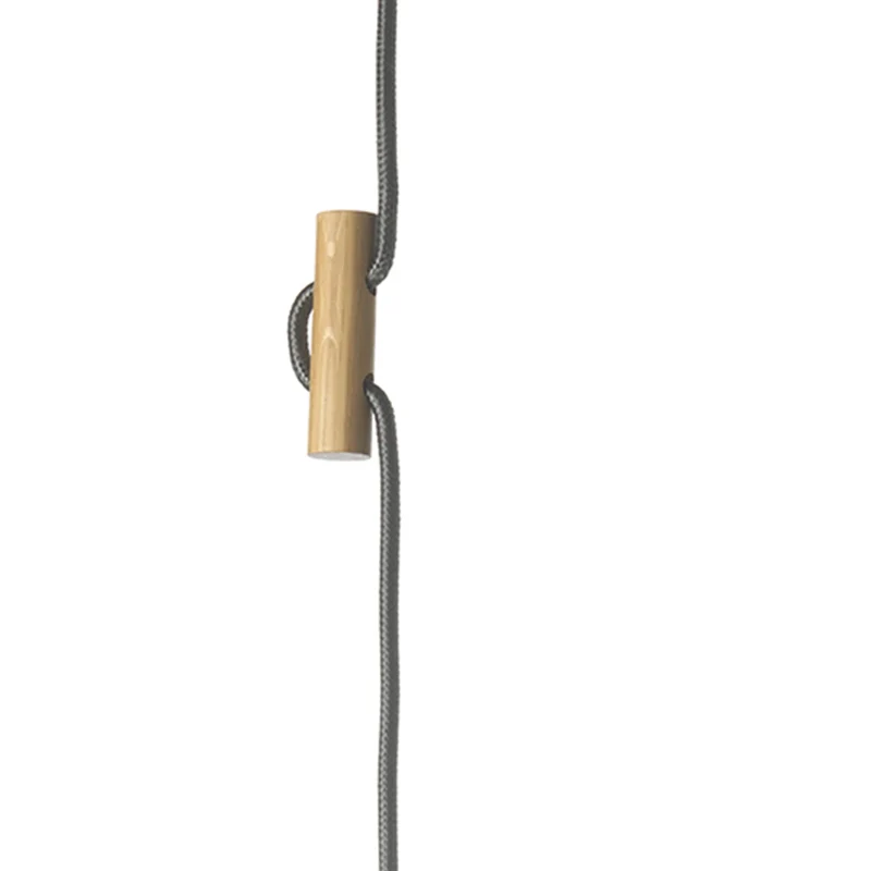 B-Ware Hängeleuchte Pendelleuchte OHANA Opalglas Lampe Glas Eiche weiß 40 cm E27 LED