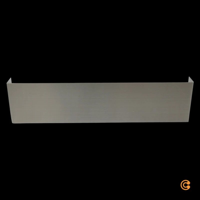 B-Ware Lampenwelt Wandleuchte Wandlampe Metall COB LED Enja Silber Beleuchtung 46 cm
