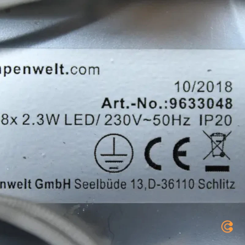 B-Ware Lampenwelt Wandleuchte Wandlampe LED Wandlampe Lampe Leuchte Manon 46 cm modern