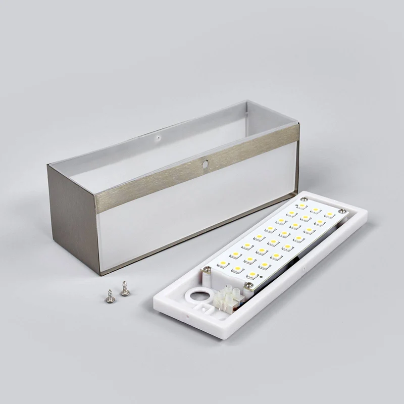B-Ware Lindby LED-Außenwandleuchte Alicja Wandleuchte Außenlampe Lampe 4,8 W Edelstahl
